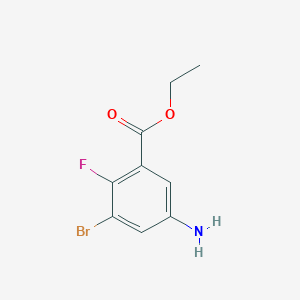 Ethyl 5-amino-3-bromo-2-fluorobenzoate