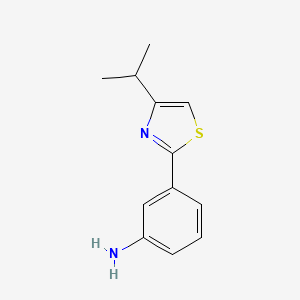 3-(4-Isopropylthiazol-2-yl)aniline