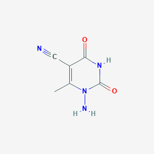 1-Amino-6-methyl-2,4-dioxo-1,2,3,4-tetrahydropyrimidine-5-carbonitrile