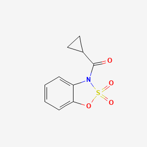 3-cyclopropanecarbonyl-3H-1,2lambda6,3-benzoxathiazole-2,2-dione