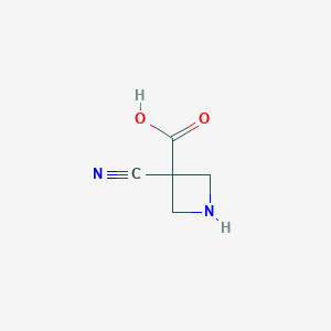 3-Cyano-3-azetidinecarboxylic acid