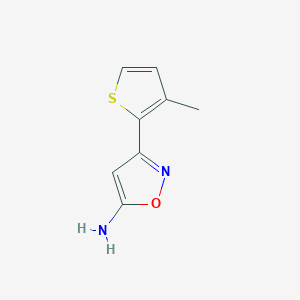 3-(3-Methylthiophen-2-yl)-1,2-oxazol-5-amine