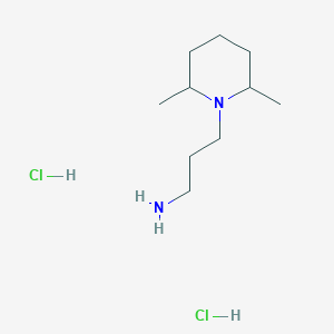 2,6-Dimethyl-1-piperidinepropanamine dihydrochloride