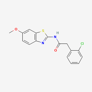 2-(2-chlorophenyl)-N-(6-methoxy-1,3-benzothiazol-2-yl)acetamide