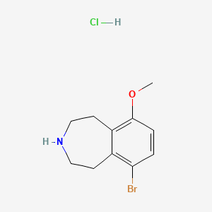 6-bromo-9-methoxy-2,3,4,5-tetrahydro-1H-3-benzazepinehydrochloride