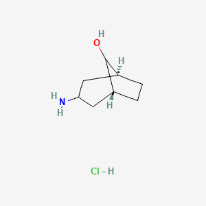 (3-Exo,8-syn)-3-aminobicyclo[3.2.1]octan-8-ol hydrochloride