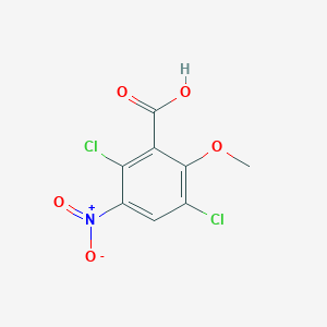 2,5-Dichloro-6-methoxy-3-nitrobenzoicacid