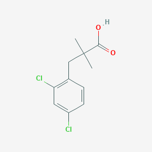 3-(2,4-Dichlorophenyl)-2,2-dimethylpropanoic acid