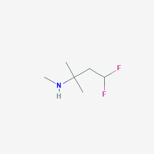 (4,4-Difluoro-2-methylbutan-2-yl)(methyl)amine