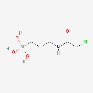 2-chloro-N-[3-(trihydroxysilyl)propyl]acetamide