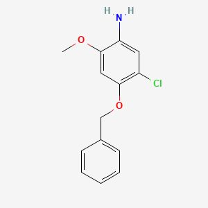 4-(Benzyloxy)-5-chloro-2-methoxyaniline