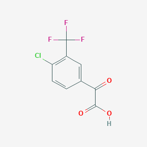 2-(4-Chloro-3-(trifluoromethyl)phenyl)-2-oxoacetic acid