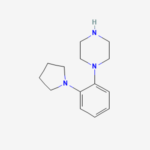 1-[2-(Pyrrolidin-1-yl)phenyl]piperazine