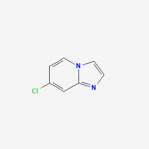molecular formula C7H5ClN2 B1357548 7-氯咪唑[1,2-a]吡啶 CAS No. 4532-25-6