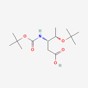 (3S,4S)-4-(tert-butoxy)-3-{[(tert-butoxy)carbonyl]amino}pentanoicacid