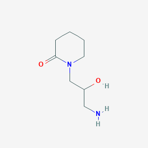 1-(3-Amino-2-hydroxypropyl)piperidin-2-one