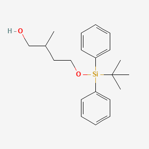 4-[(Tert-butyldiphenylsilyl)oxy]-2-methylbutan-1-ol