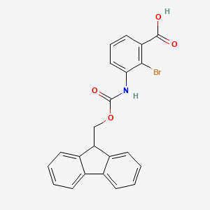 2-bromo-3-({[(9H-fluoren-9-yl)methoxy]carbonyl}amino)benzoic acid