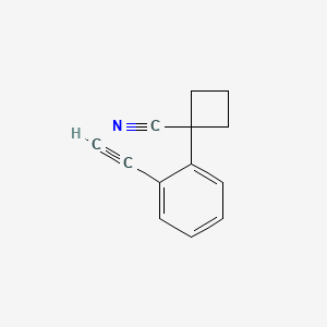 1-(2-Ethynylphenyl)cyclobutane-1-carbonitrile