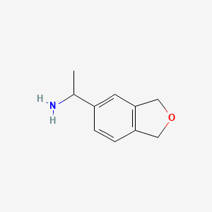 1-(1,3-Dihydroisobenzofuran-5-yl)ethan-1-amine