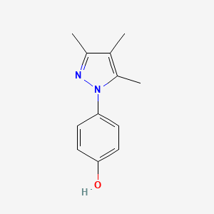 4-(3,4,5-Trimethyl-1h-pyrazol-1-yl)phenol