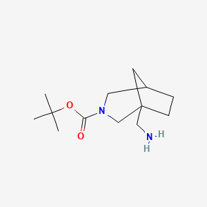 Tert-butyl 1-(aminomethyl)-3-azabicyclo[3.2.1]octane-3-carboxylate