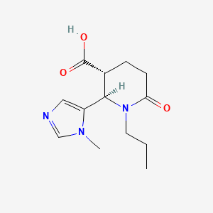 (2R,3R)-2-(1-methyl-1H-imidazol-5-yl)-6-oxo-1-propylpiperidine-3-carboxylic acid