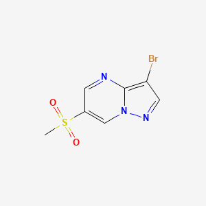 3-Bromo-6-methanesulfonylpyrazolo[1,5-a]pyrimidine