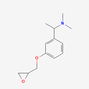 Dimethyl(1-{3-[(oxiran-2-yl)methoxy]phenyl}ethyl)amine