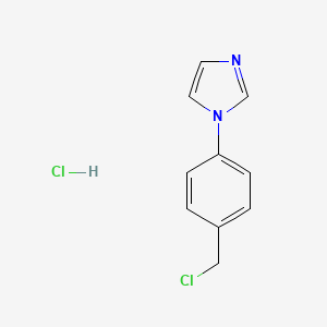 1-(4-(Chloromethyl)phenyl)-1H-imidazole hydrochloride
