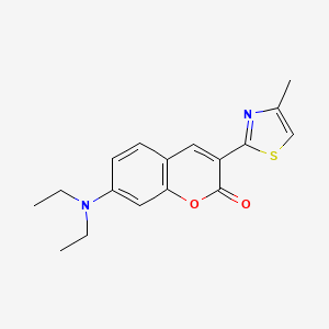 7-(diethylamino)-3-(4-methyl-1,3-thiazol-2-yl)-2H-chromen-2-one