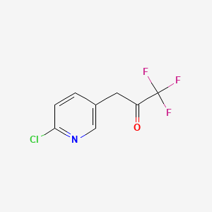 3-(6-Chloropyridin-3-yl)-1,1,1-trifluoropropan-2-one