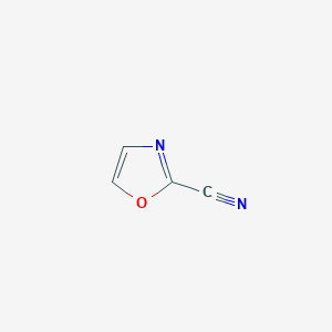 molecular formula C4H2N2O B1357589 Oxazole-2-carbonitrile CAS No. 68776-60-3