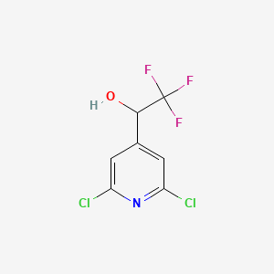 1-(2,6-Dichloropyridin-4-yl)-2,2,2-trifluoroethan-1-ol