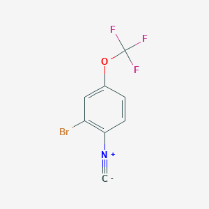 2-Bromo-1-isocyano-4-(trifluoromethoxy)benzene