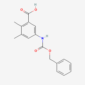 5-(((Benzyloxy)carbonyl)amino)-2,3-dimethylbenzoic acid