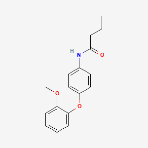 N-[4-(2-methoxyphenoxy)phenyl]butanamide