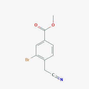 Methyl 3-bromo-4-(cyanomethyl)benzoate