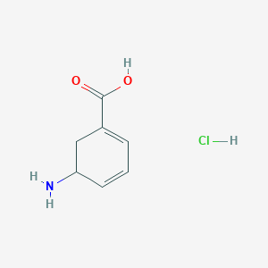 molecular formula C7H10ClNO2 B013576 盐酸 3-氨基-2,3-二氢苯甲酸 CAS No. 59556-17-1