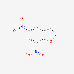 molecular formula C8H6N2O5 B1357600 5,7-Dinitro-2,3-dihydrobenzofuran CAS No. 84944-77-4