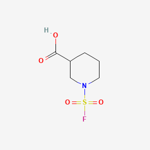 1-(Fluorosulfonyl)piperidine-3-carboxylicacid