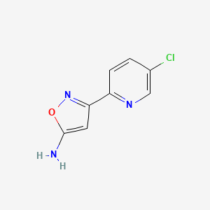 3-(5-Chloropyridin-2-yl)isoxazol-5-amine