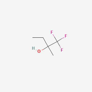 molecular formula C5H9F3O B1357601 1,1,1-Trifluoro-2-methylbutan-2-ol CAS No. 507-54-0