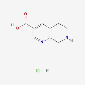 5,6,7,8-Tetrahydro-1,7-naphthyridine-3-carboxylicacidhydrochloride