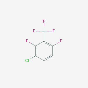 molecular formula C7H2ClF5 B1357608 3-Chloro-2,6-difluorobenzotrifluoride CAS No. 1099597-36-0