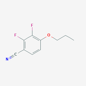 molecular formula C10H9F2NO B1357620 2,3-二氟-4-丙氧基苯腈 CAS No. 1174005-85-6