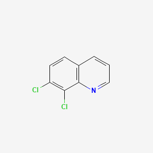 molecular formula C9H5Cl2N B1357640 7,8-Dichloroquinoline CAS No. 703-49-1