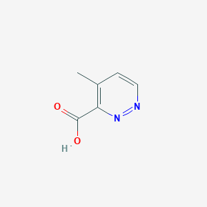 molecular formula C6H6N2O2 B1357641 4-甲基吡啶嗪-3-羧酸 CAS No. 25247-28-3