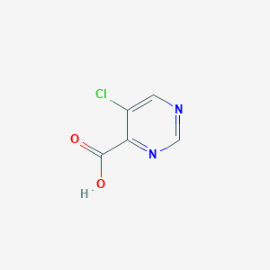 molecular formula C5H3ClN2O2 B1357646 5-氯嘧啶-4-甲酸 CAS No. 64224-65-3