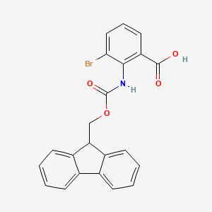 2-((((9h-Fluoren-9-yl)methoxy)carbonyl)amino)-3-bromobenzoic acid